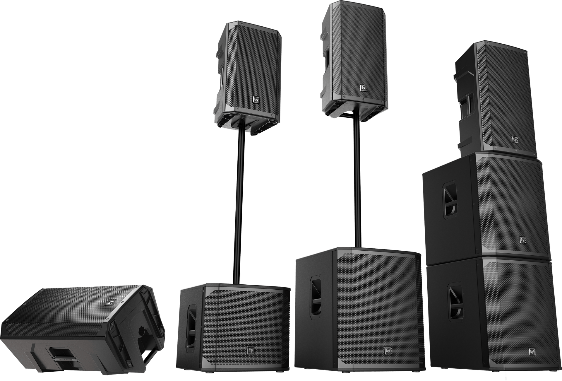 SET ELECTRO - VOICE ZLX - 15 - G2 + ELX200 - 18S + POWERSOFT T604 - Partystore.ro - 