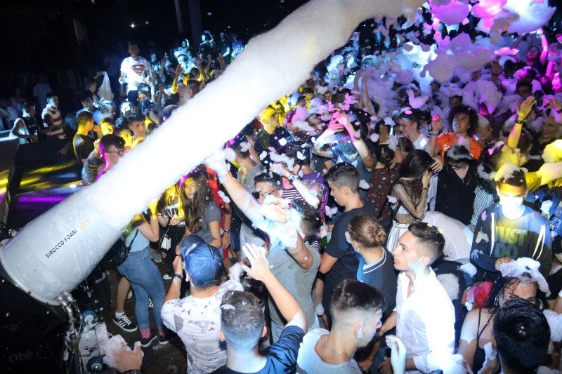 Set tun de spumă Sirocco cu efect de jet - Partystore.ro - A - outdoor - Spuma - 