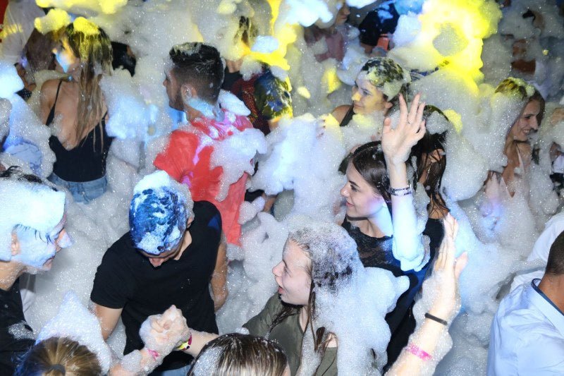 Set tun de spumă Sirocco cu efect de jet - Partystore.ro - A