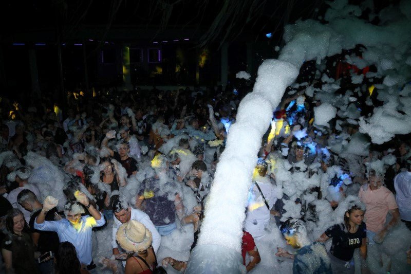 Set tun de spumă Sirocco cu efect de jet - Partystore.ro - A