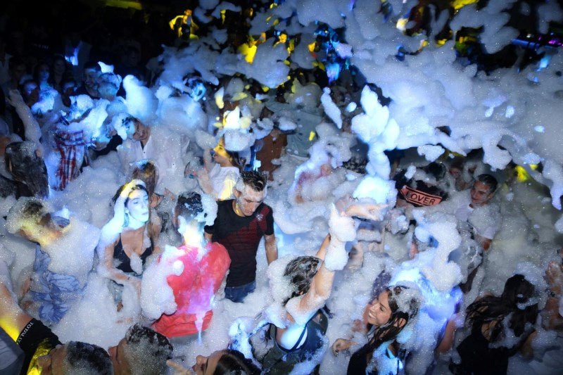 Set tun de spumă Sirocco cu efect de jet - Partystore.ro - A - outdoor - Spuma - 