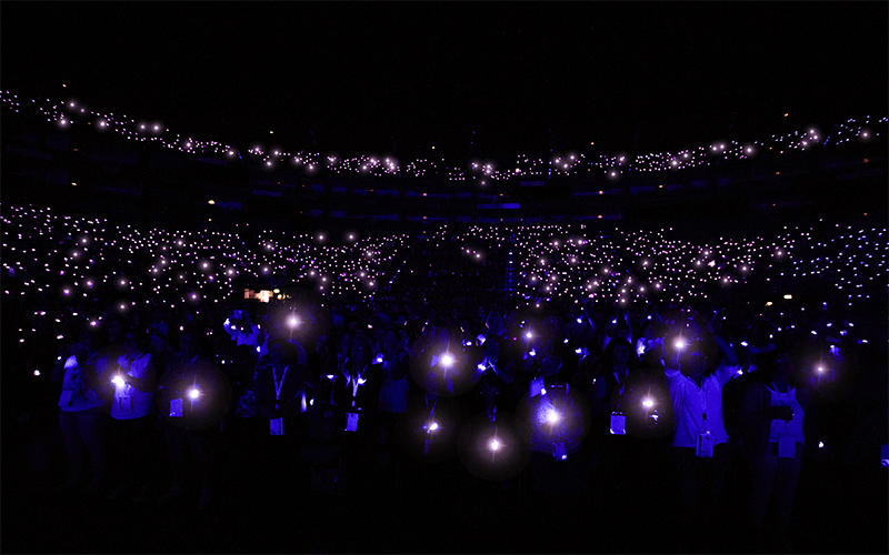 Brățară LED CrowdLED - Partystore.ro - A - Crowd - Indoor - 