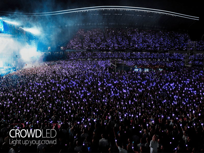 Brățară LED CrowdLED - Partystore.ro - A - Crowd - Indoor - 