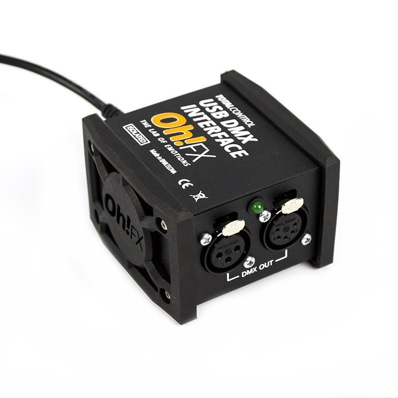 Convertor USB la DMX OH!Fx TC - 112 - Partystore.ro - PRO - CO2 - Confetti - Controlere