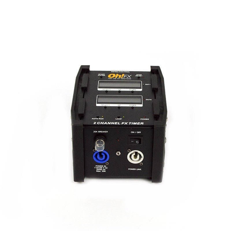 Cronometru efecte 2 canale OH!Fx TC - 109 - Partystore.ro - PRO - CO2 - Confetti - Controlere