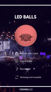 Minge LED CrowdLED - Partystore.ro - A - Crowd - 