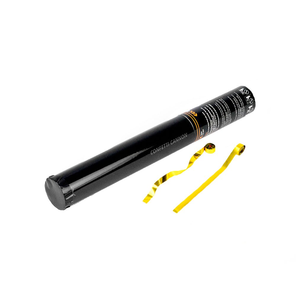 TUN MANUAL DE CONFETTI 40CM FÂȘII DE HÂRTIE ȘI METALICE 5M - Partystore.ro - A - Confetti - Consumabile - Home