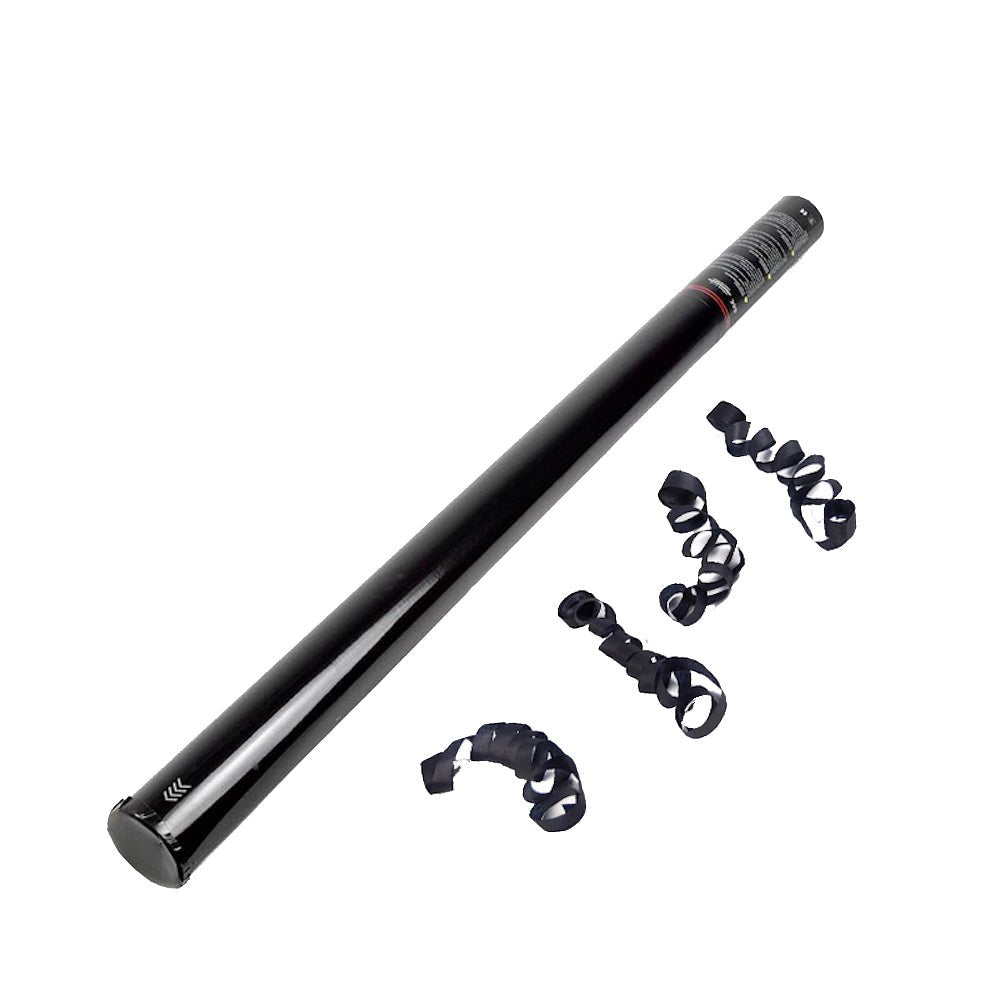 TUN MANUAL DE CONFETTI 80CM FÂȘII DE HÂRTIE ȘI METALICE - Partystore.ro - A