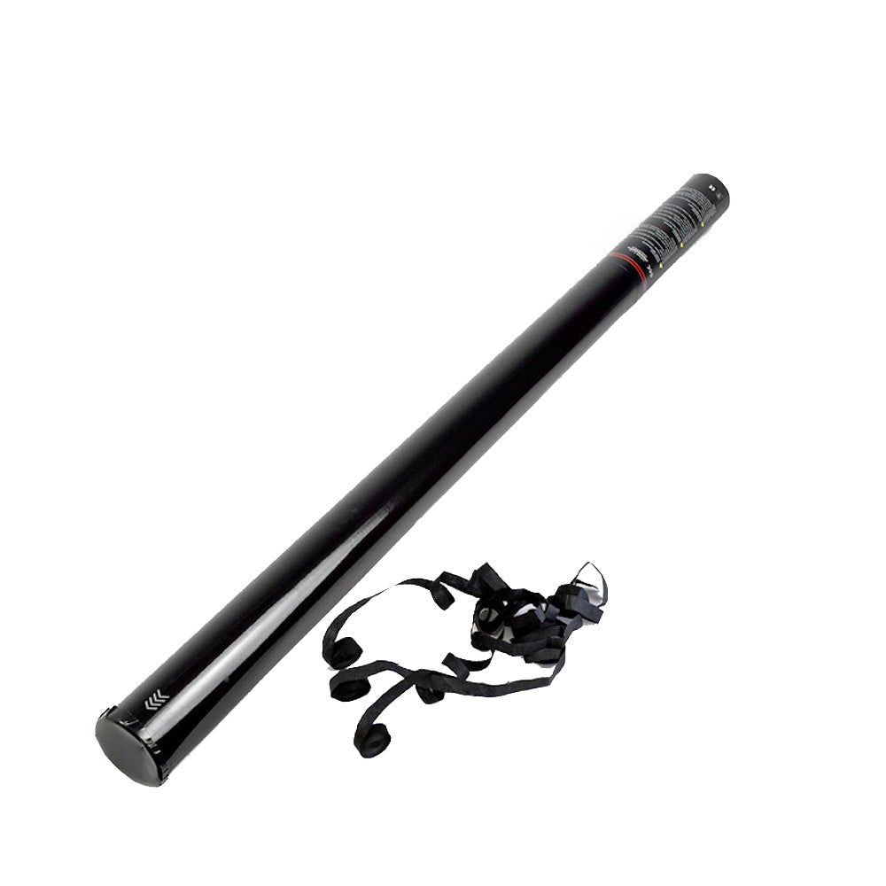 TUN MANUAL DE CONFETTI 80CM FÂȘII DE HÂRTIE ȘI METALICE - Partystore.ro - A