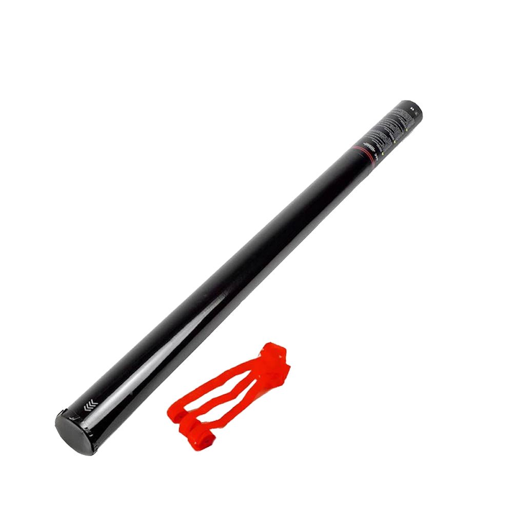 TUN MANUAL DE CONFETTI 80CM FÂȘII DE HÂRTIE ȘI METALICE - Partystore.ro - A