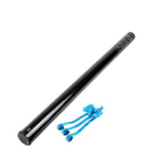 TUN MANUAL DE CONFETTI 80CM FÂȘII DE HÂRTIE ȘI METALICE - Partystore.ro - A