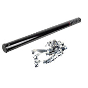 TUN MANUAL DE CONFETTI 80CM FÂȘII DE HÂRTIE ȘI METALICE - Partystore.ro - A